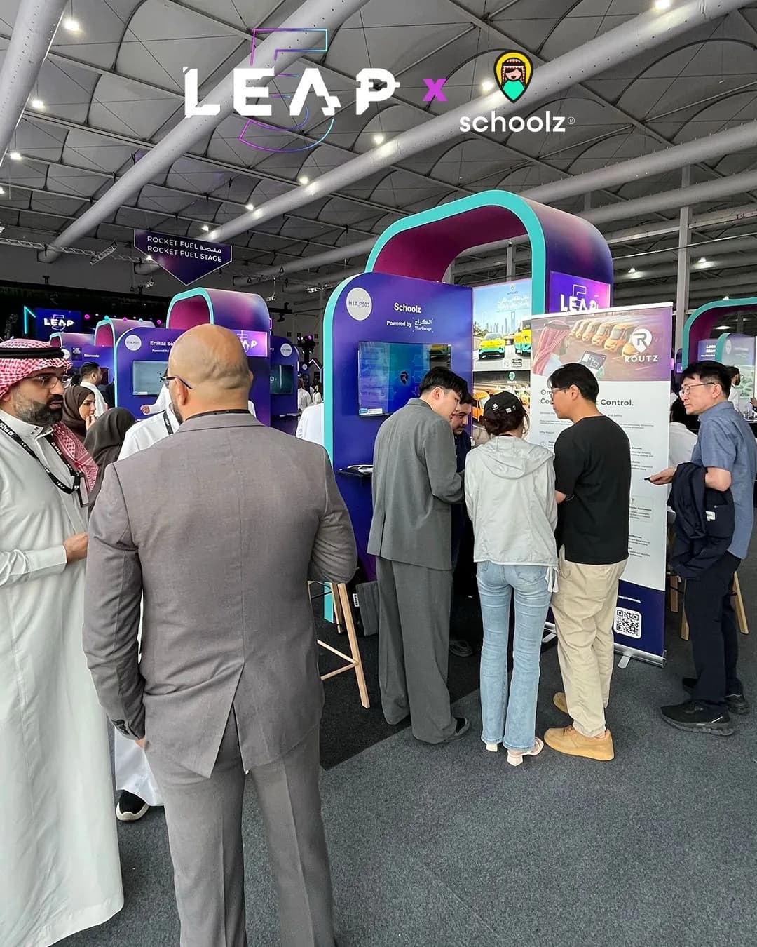 جناح Schoolz في النسخة الخامسة من LEAP بالرياض